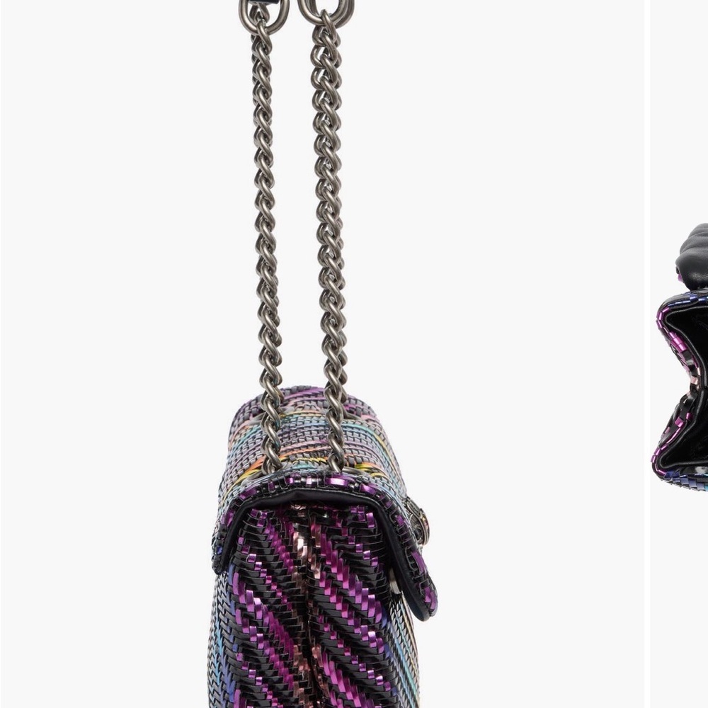 Authentic Kurt Geiger😍Rainbow Striped Shoulder Bag - Picture 3 of 5
